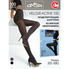 Колготки Omsa, 100 den, размер 5, antracite