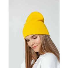 Шапка бини teplo, размер OneSize, Желтый Тепло