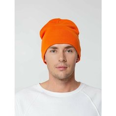 Шапка бини teplo, размер OneSize, оранжевый Тепло