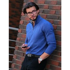 Пуловер размер 2XL, , синий Massimo Dia