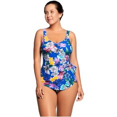 Купальник Lightswim, размер 60-62, фиолетовый, белый, мультиколор, черный, розовый, желтый, бирюзовый, зеленый, синий, голубой, красный
