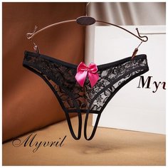 Трусы Eros, размер ONE SIZE, черные