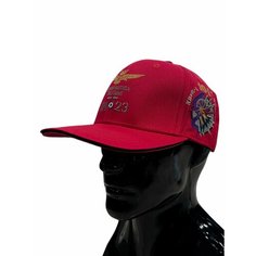 Бейсболка , размер Размер регулируется от от 54 до 60 см., красный Нет бренда