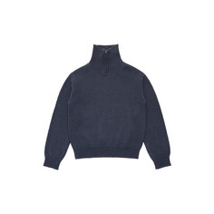 Джемпер AMOMENTO Half Zip-Up Knit, размер L, , синий