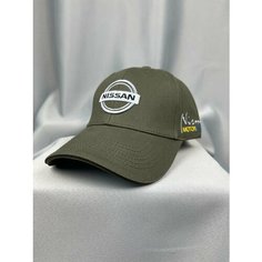 Бейсболка Nissan Ниссан бейсболка кепка Nissan, размер 55-58, Khaki