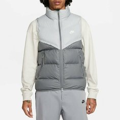 Жилет спортивный NIKE, размер S, серый