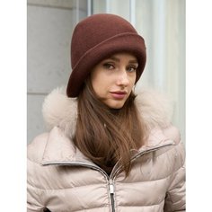 Шляпа CUJ, размер 57/58, коричневый