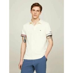 Поло TOMMY HILFIGER, размер XL, белый