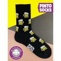 Носки PINTO SOCKS, размер 36-40, черный