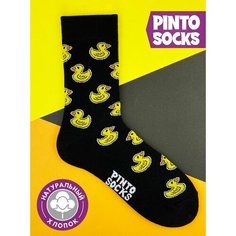 Носки PINTO SOCKS, размер 36-40, черный