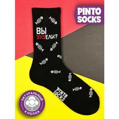 Носки PINTO SOCKS, размер 36-40, черный