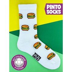 Носки PINTO SOCKS, размер 41-45, белый