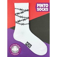 Носки PINTO SOCKS, размер 36-40, белый