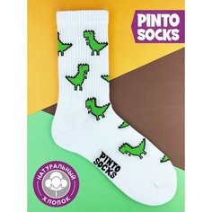 Носки PINTO SOCKS, размер 41-45, белый