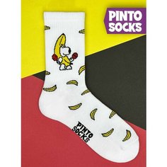 Носки PINTO SOCKS, размер 36-40, белый