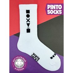 Носки PINTO SOCKS, размер 36-40, белый