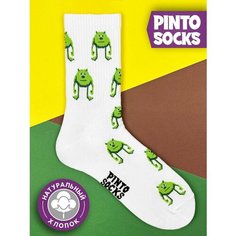 Носки PINTO SOCKS, размер 41-45, белый