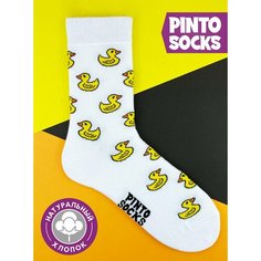 Носки PINTO SOCKS, размер 36-40, белый