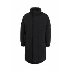 Пуховик EMPORIO ARMANI, размер 52, черный