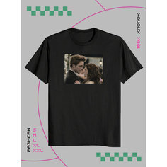 Футболка ZEKEKS, размер S, черный, коричневый