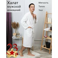Халат , размер 54/56, белый Без бренда