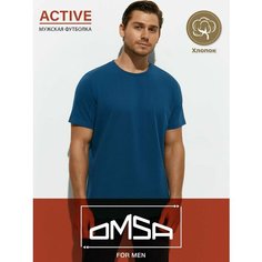Футболка Omsa, размер 54(3XL), jeans