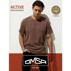 Футболка Omsa, размер 46(M), cappuccino