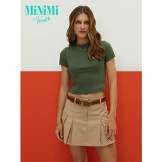 Футболка MiNiMi Mi 1421С Fresh, размер 50 (XL), militari