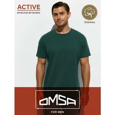 Футболка Omsa, размер 54(3XL), зеленый