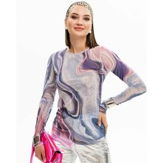 Лонгслив SAHAR, размер 50-52, , белый, розовый