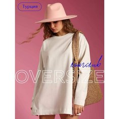 Лонгслив LUIGGI FENZO Оверсайз, размер L-XL, , молочный