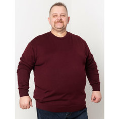 Пуловер Turhan, размер 4XL, , бордовый