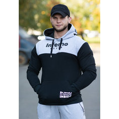 Худи Inferno Style Худи комбо INFERNO style Х-003-001, размер 2XL, , черный с серым
