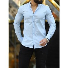 Рубашка SKOS Fashion, размер M, голубой