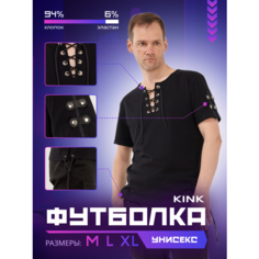 Футболка DEFEEZ Kink, размер M, чepный