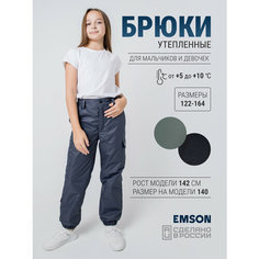 Брюки EMSON размер 140, , серый
