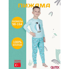 Пижама QUTEX, размер 98-104, голубой