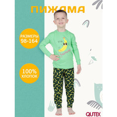 Пижама QUTEX, размер 116-122, зеленый