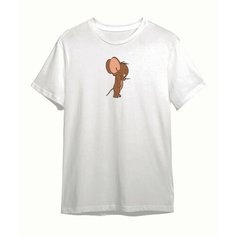 Футболка, размер S, белый Без бренда