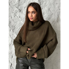 Свитер MATRESHKA_LOVE, размер one size, , хаки