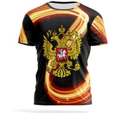 Футболка PANiN Brand, размер XXL, бордовый, черный