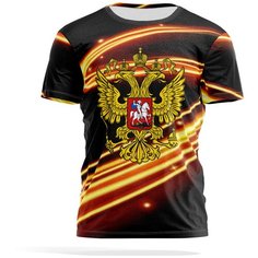Футболка PANiN Brand, размер XXL, черный, горчичный