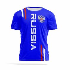 Футболка PANiN Brand, размер M, синий, белый