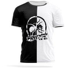 Футболка PANiN Brand, размер XXXL, белый/черный/серый