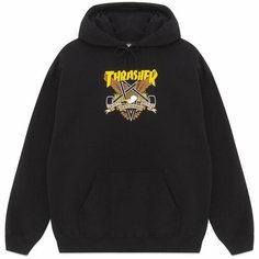 Толстовка THRASHER, размер S, , black
