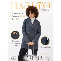 Пальто Louren Wilton, размер 44, темно-синий