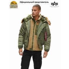 Аляска ALPHA INDUSTRIES, размер L, зелeный