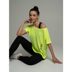 Футболка спортивная Fitbomb, размер L/XL, Желтый