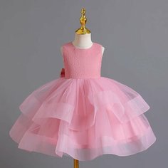 Платье, размер 120, розовый Max Garment