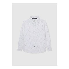Рубашка Pepe Jeans, размер 10 лет, белый